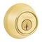 Kwikset Kwikset SmartKey Security Polished Brass Metal Single Cylinder Deadbolt 96600-768 - alternate 2
